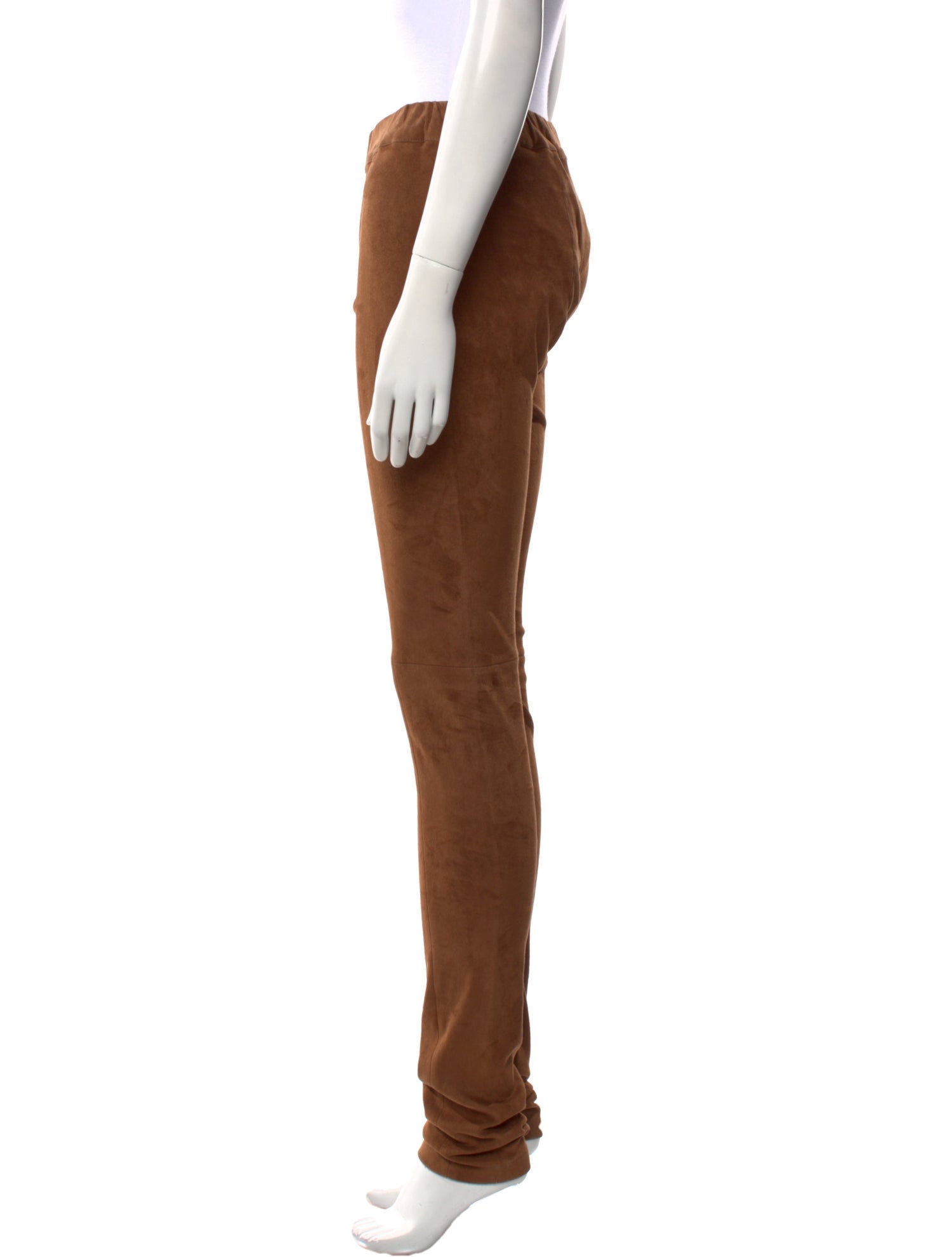 Salvatore Ferragamo Lamb Leather Skinny Leg Pants w/ Tags