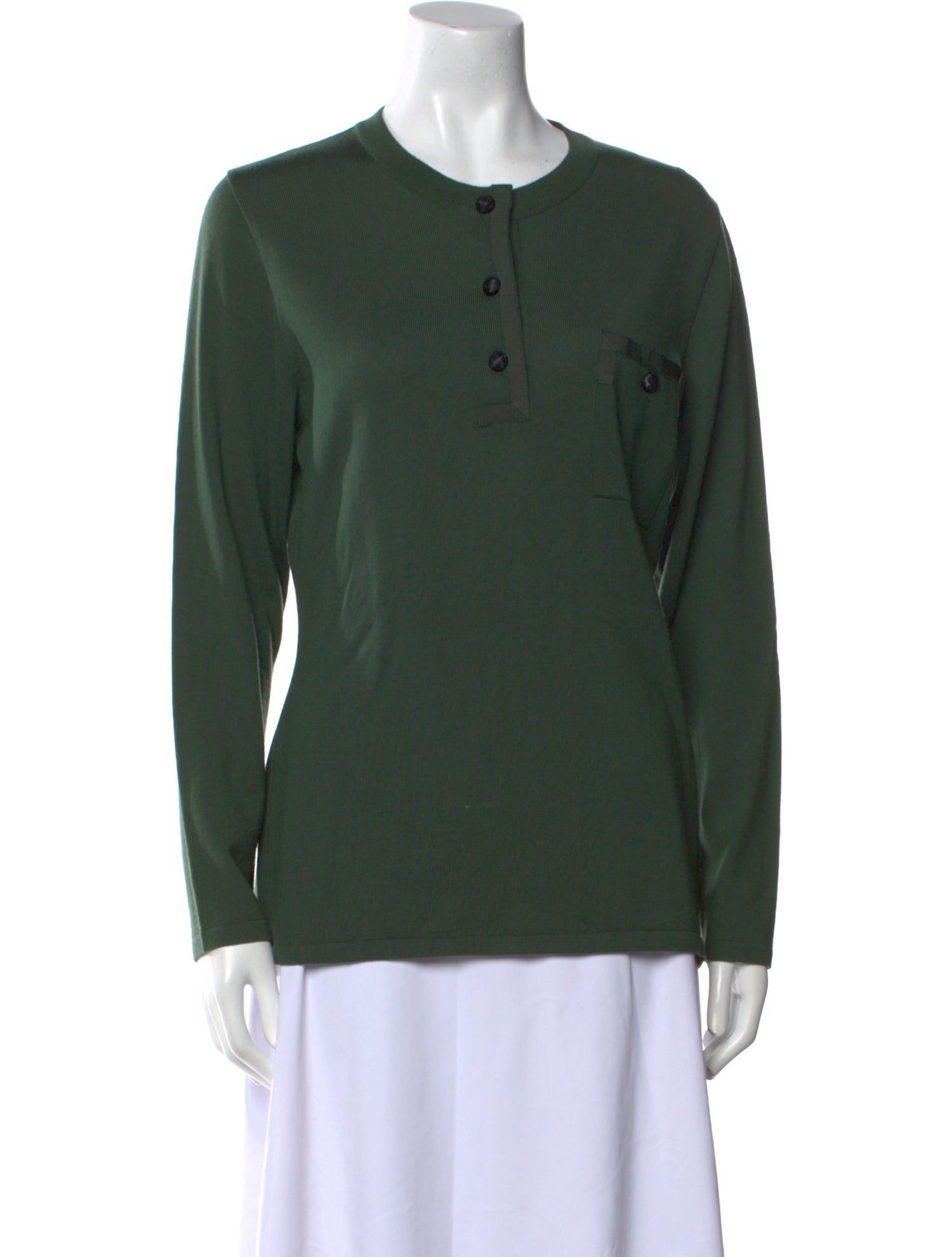 Salvatore Ferragamo Crew Neck Long Sleeve Sweatshirt