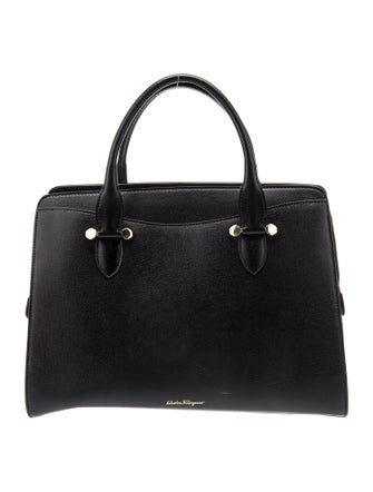 Salvatore Ferragamo Leather Top Handle Bag