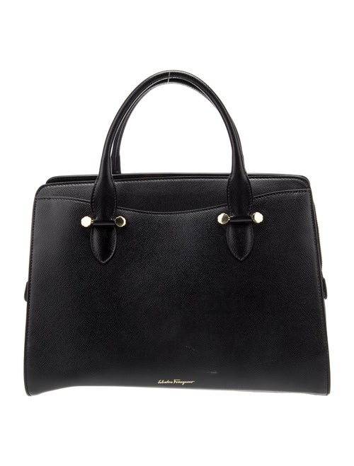 Salvatore Ferragamo Leather Top Handle Bag