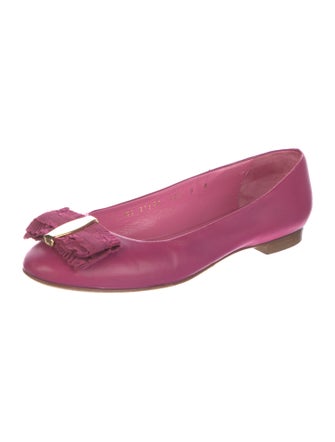 Salvatore Ferragamo Leather Ballet Flats