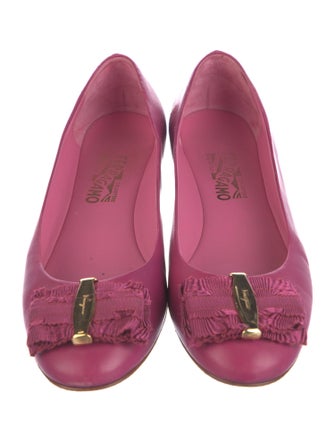 Salvatore Ferragamo Leather Ballet Flats