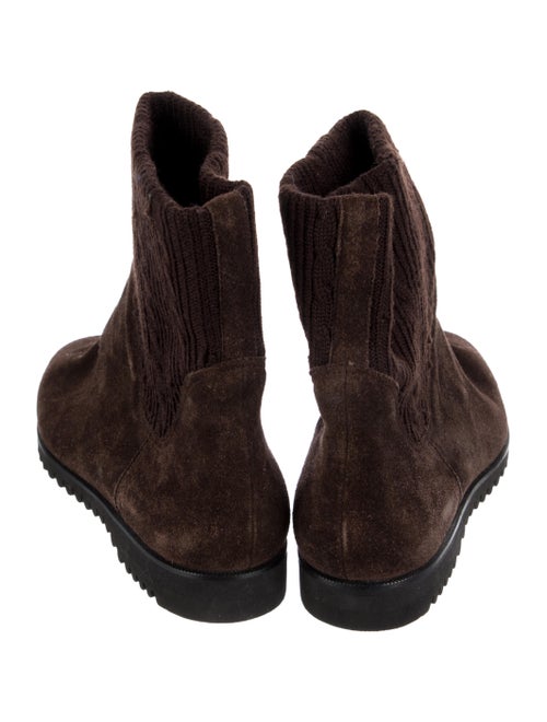 Salvatore Ferragamo Suede Chelsea Boots