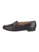 Salvatore Ferragamo Leather Tassel Accents Dress Loafers