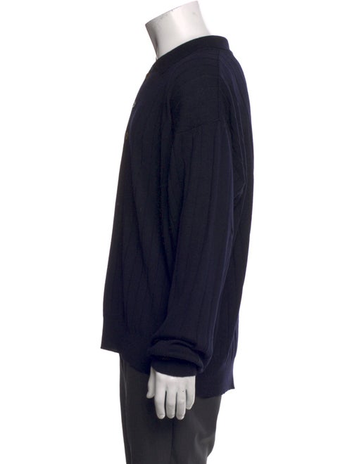 Salvatore Ferragamo Collar Long Sleeve Polo Sweater