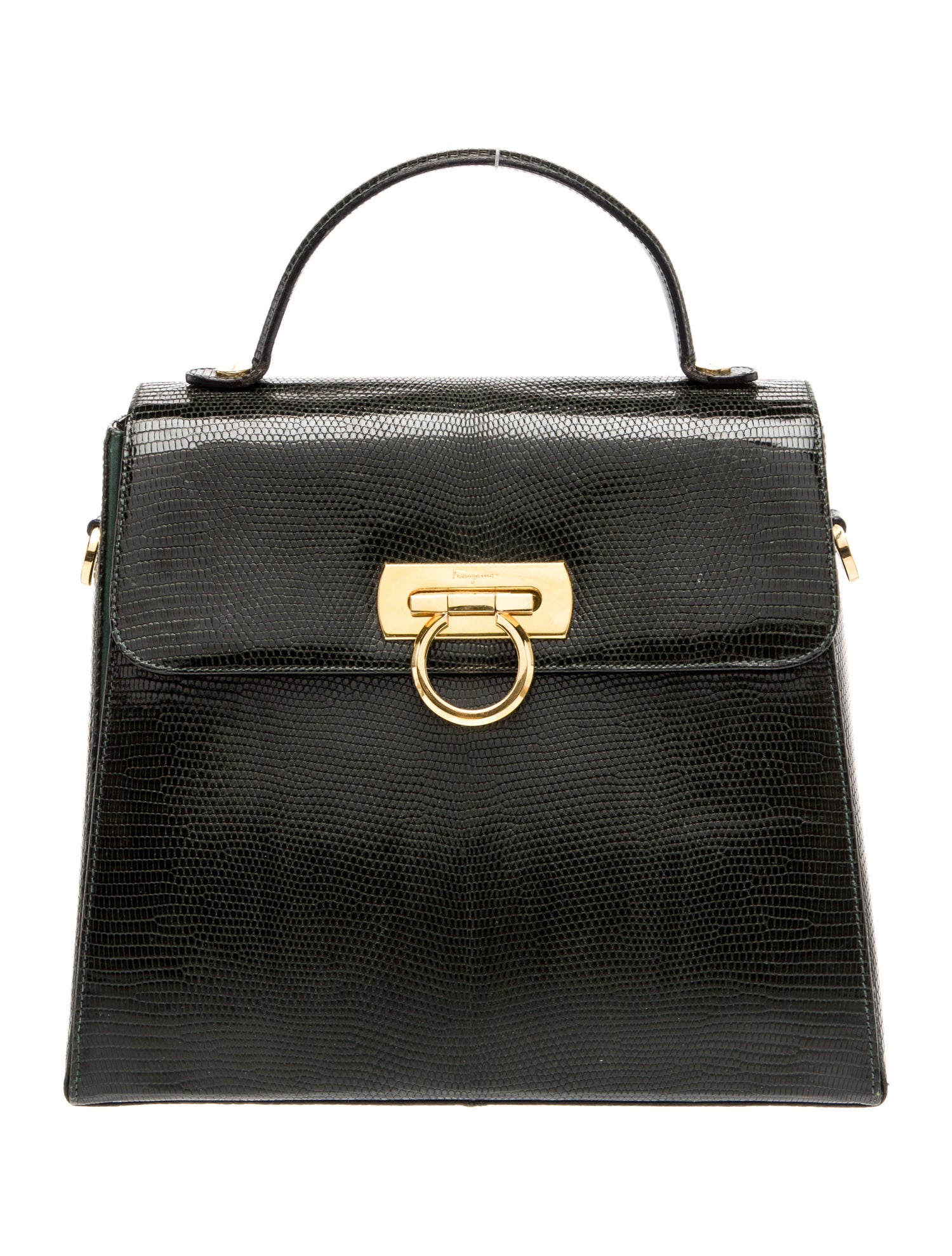 Salvatore Ferragamo Gancio Top Handle Bag Vintage