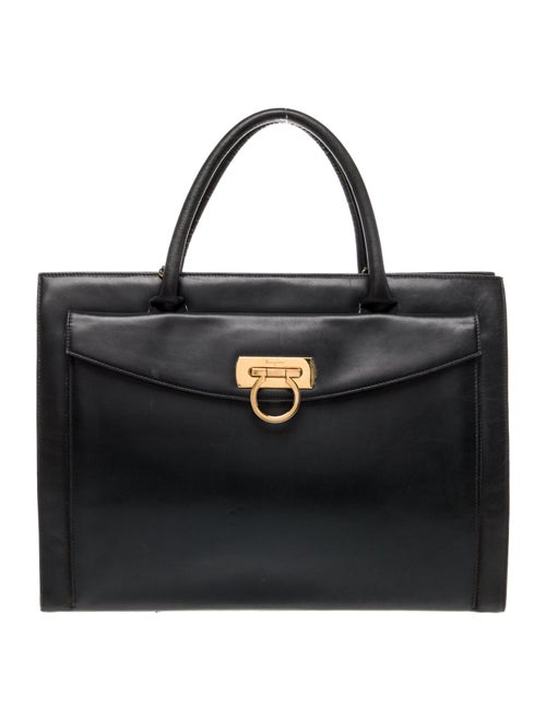 Salvatore Ferragamo Leather Top Handle Bag