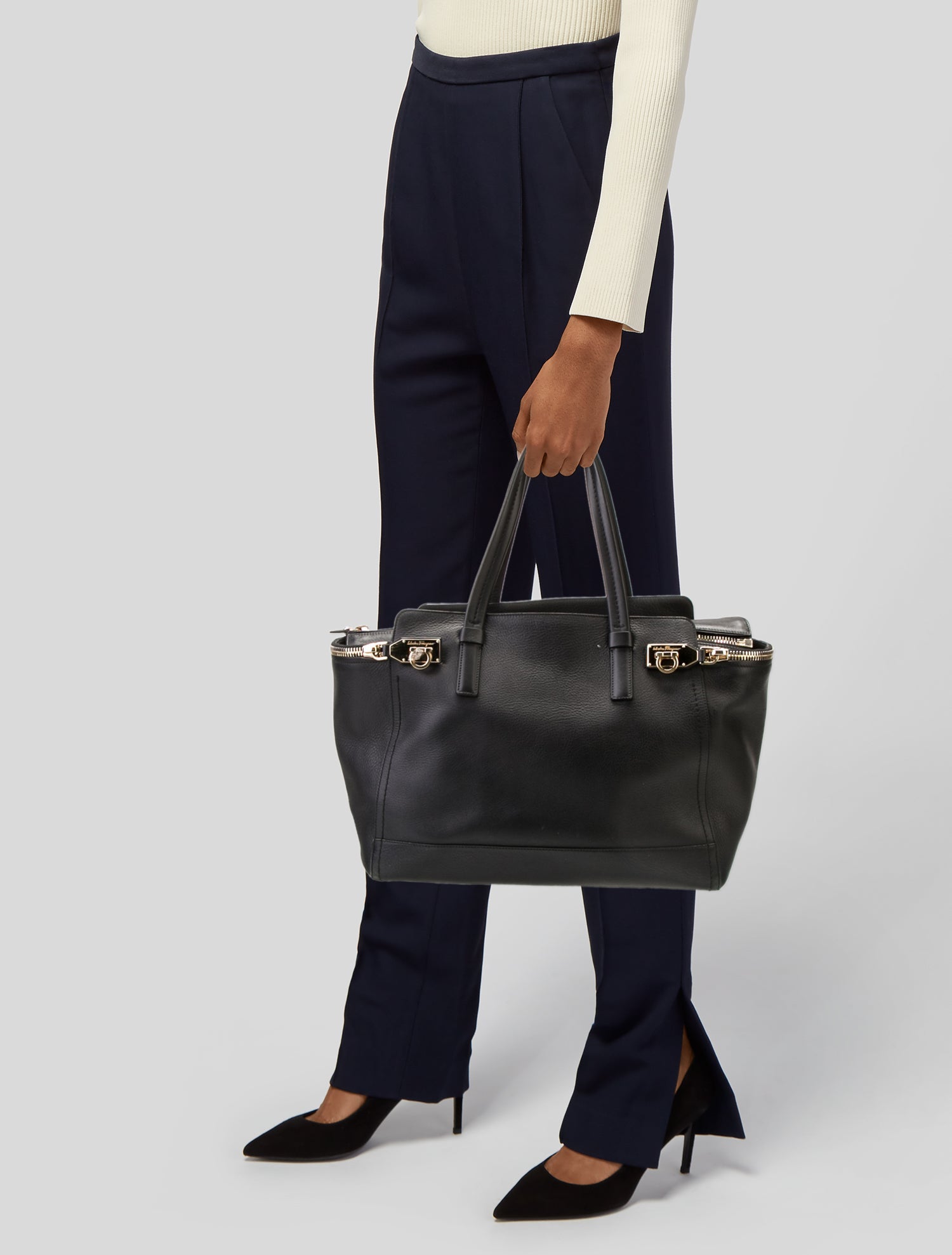 Salvatore Ferragamo Gancini Tote