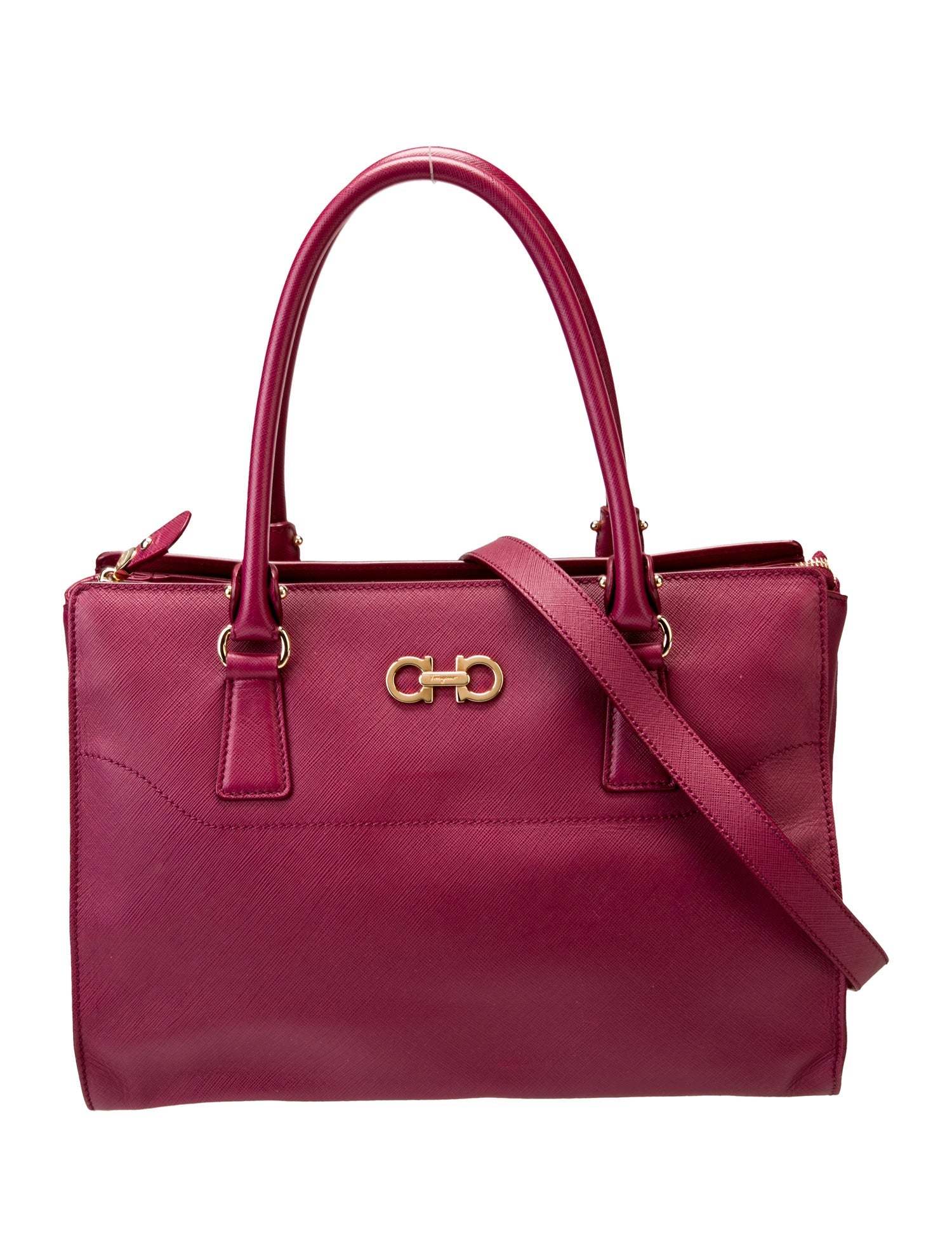 Salvatore Ferragamo Saffiano Leather Tote