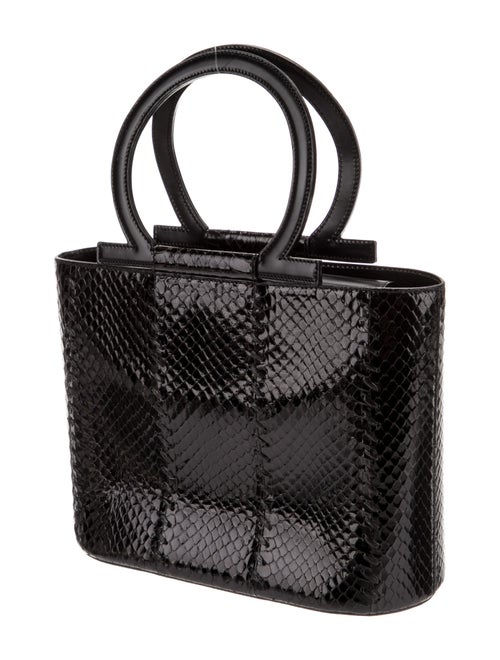 Salvatore Ferragamo Snakeskin Top Handle Bag