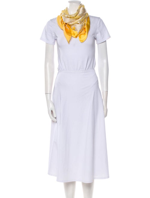 Salvatore Ferragamo Silk Printed Scarf