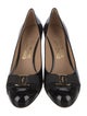 Salvatore Ferragamo Vara Bow Accent Patent Leather Pumps