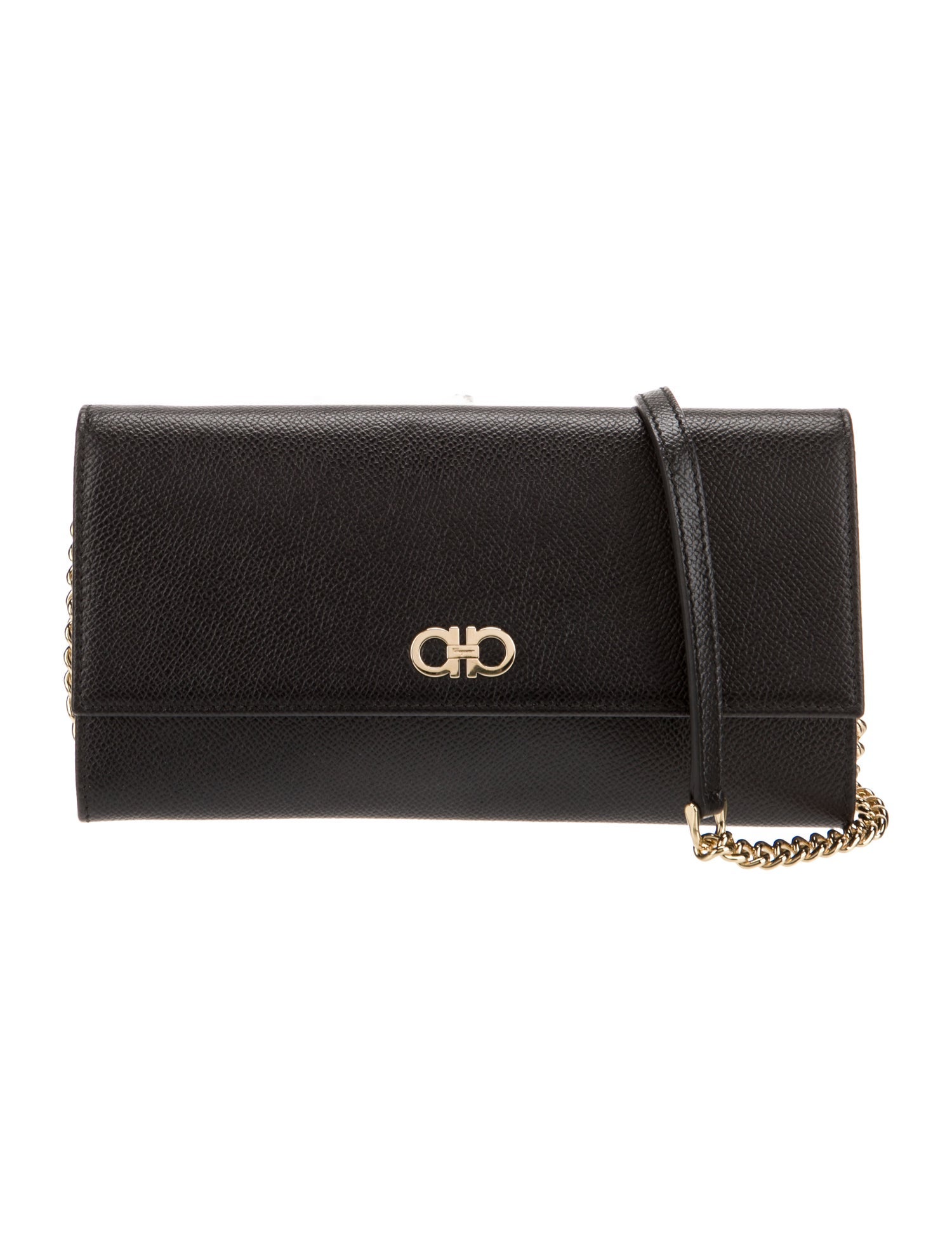 Salvatore Ferragamo Leather Clutch w/ Tags