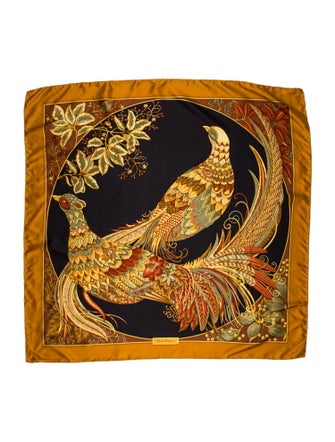 Salvatore Ferragamo Silk Printed Scarf
