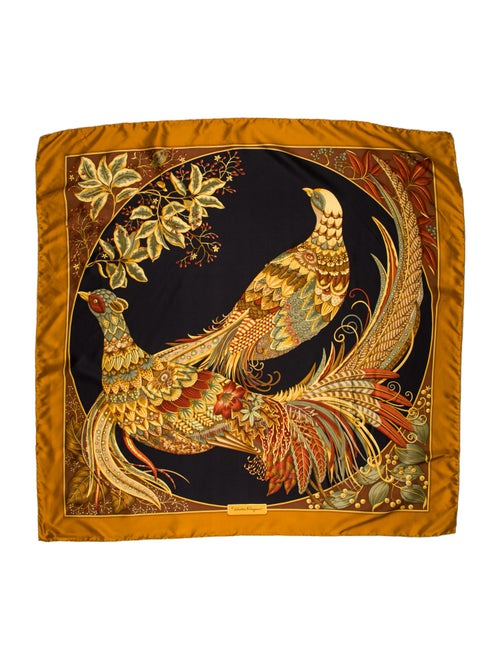 Salvatore Ferragamo Silk Printed Scarf