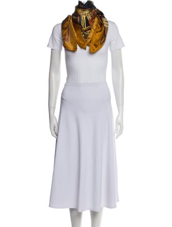 Salvatore Ferragamo Silk Printed Scarf