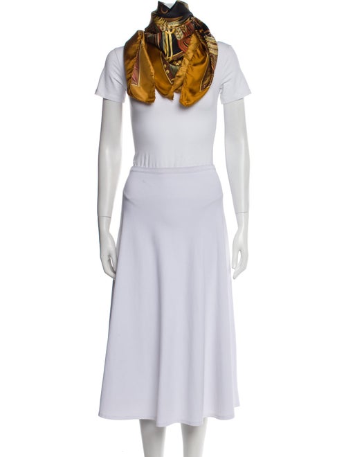 Salvatore Ferragamo Silk Printed Scarf