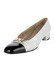 Salvatore Ferragamo Leather Animal Print Pumps
