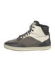 Salvatore Ferragamo Gancini Logo Leather Sneakers