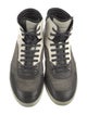 Salvatore Ferragamo Gancini Logo Leather Sneakers