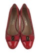 Salvatore Ferragamo Patent Leather Lasercut Accents Pumps
