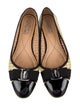 Salvatore Ferragamo Vara Bow Accent Patent Leather Flats