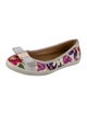 Salvatore Ferragamo Vara Bow Accent Leather Ballet Flats