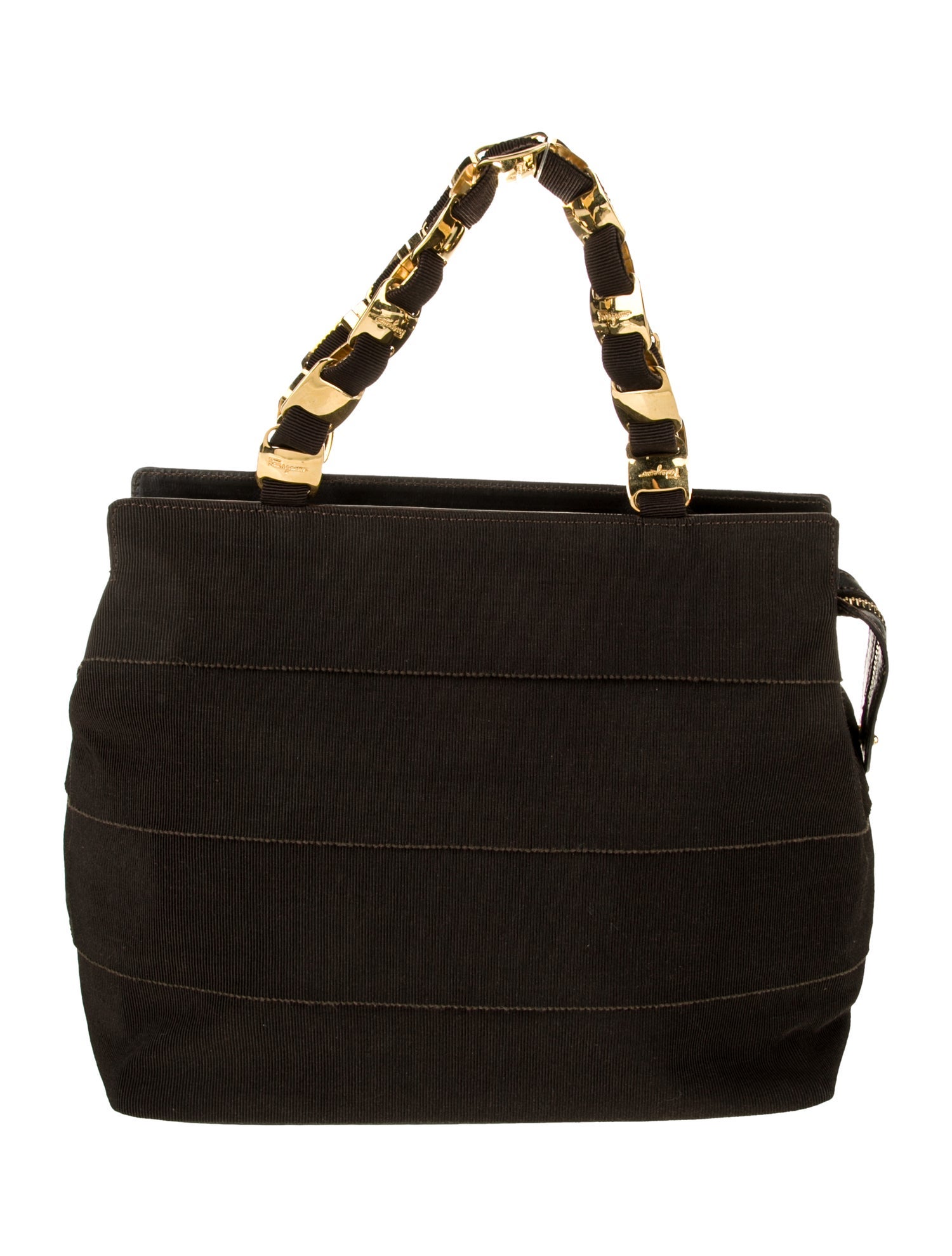 Salvatore Ferragamo Gancini Top Handle Bag