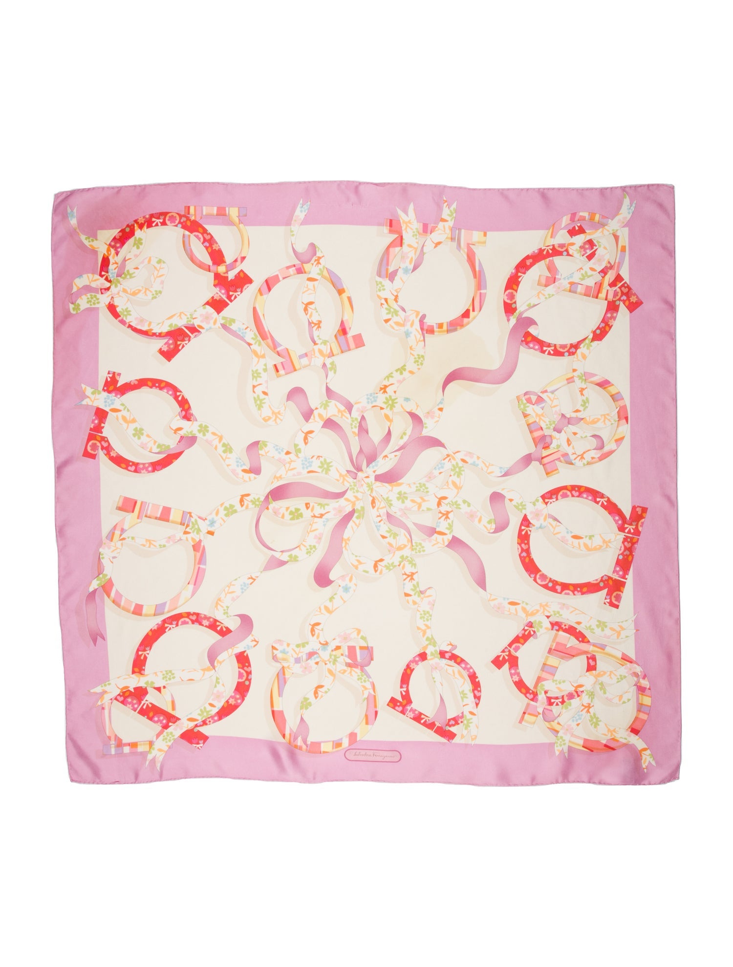Salvatore Ferragamo Silk Printed Scarf