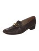 Salvatore Ferragamo Gancini Logo Leather Loafers