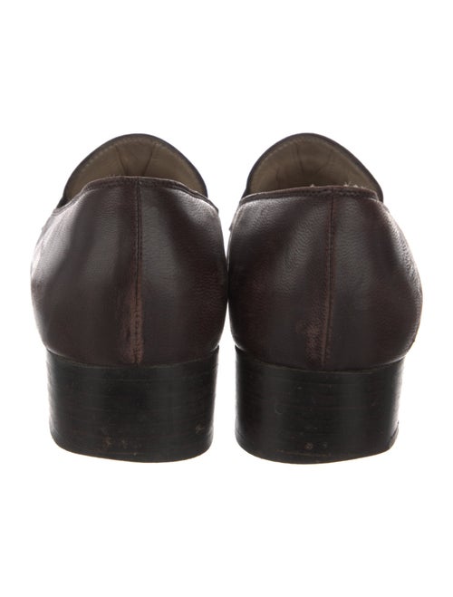 Salvatore Ferragamo Gancini Logo Leather Loafers