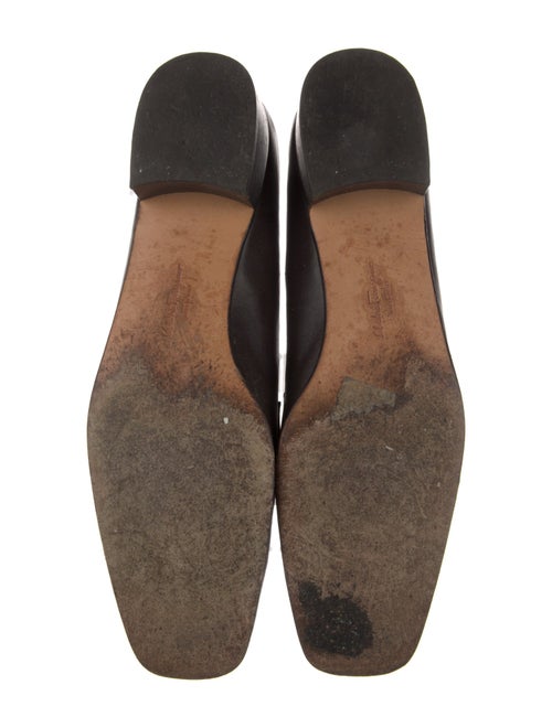 Salvatore Ferragamo Gancini Logo Leather Loafers