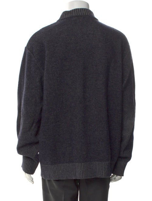 Salvatore Ferragamo Wool Collar Polo Sweater