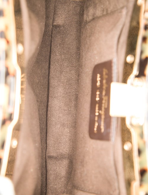 Salvatore Ferragamo Suede Top Handle Bag