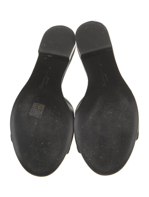 Salvatore Ferragamo Leather Slides