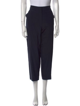Salvatore Ferragamo Silk Straight Leg Pants