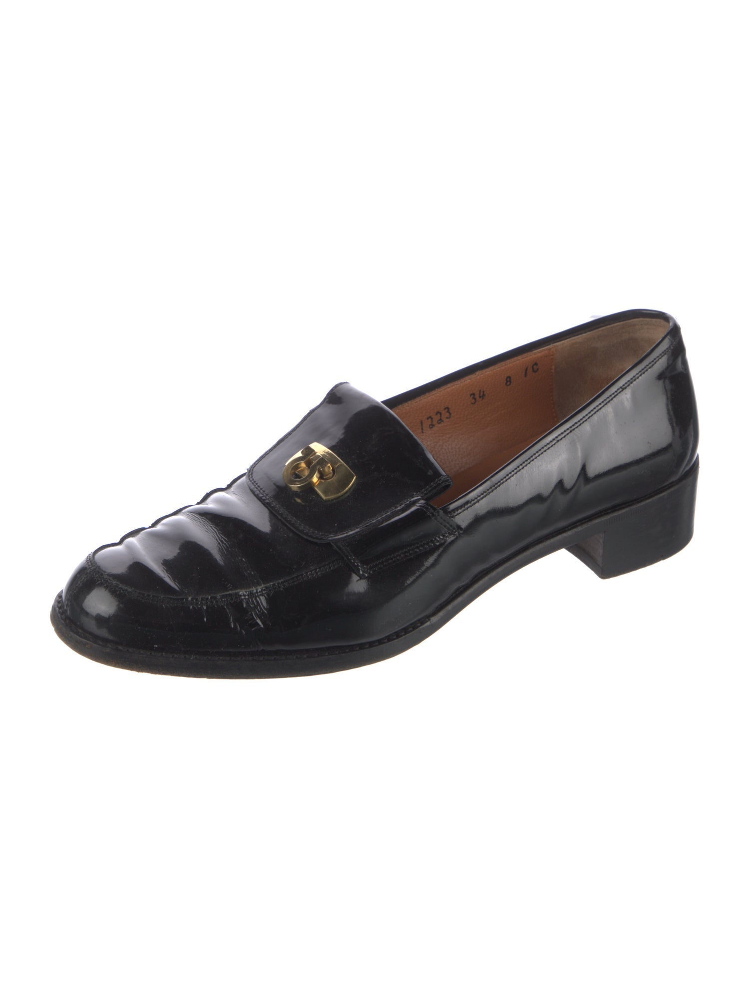 Salvatore Ferragamo Patent Leather Loafers
