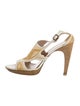 Salvatore Ferragamo Leather Slingback Sandals