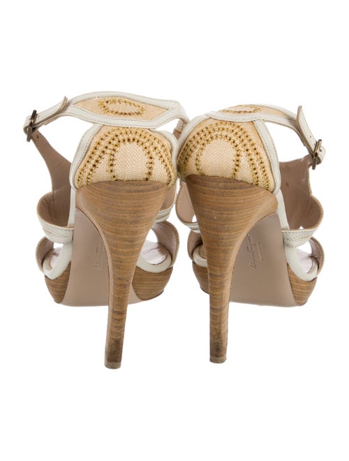Salvatore Ferragamo Leather Slingback Sandals