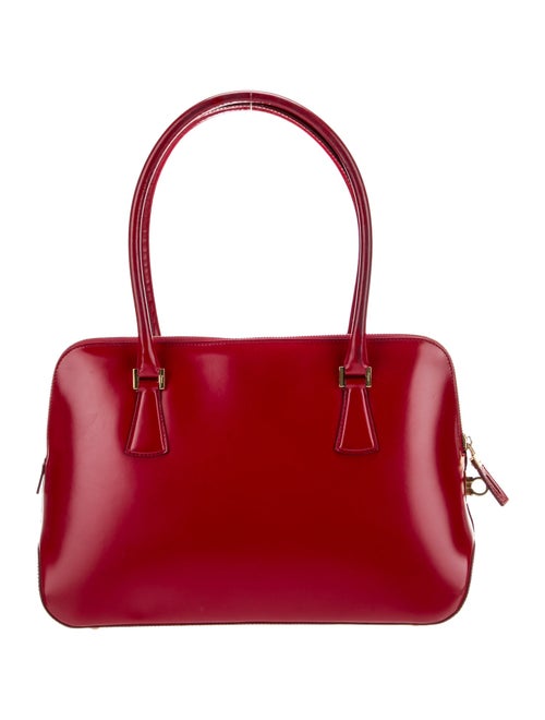 Salvatore Ferragamo Leather Top Handle Bag