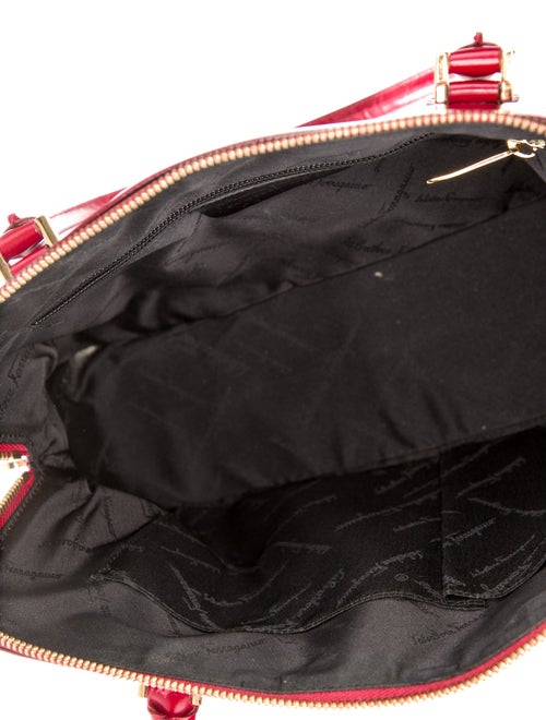 Salvatore Ferragamo Leather Top Handle Bag