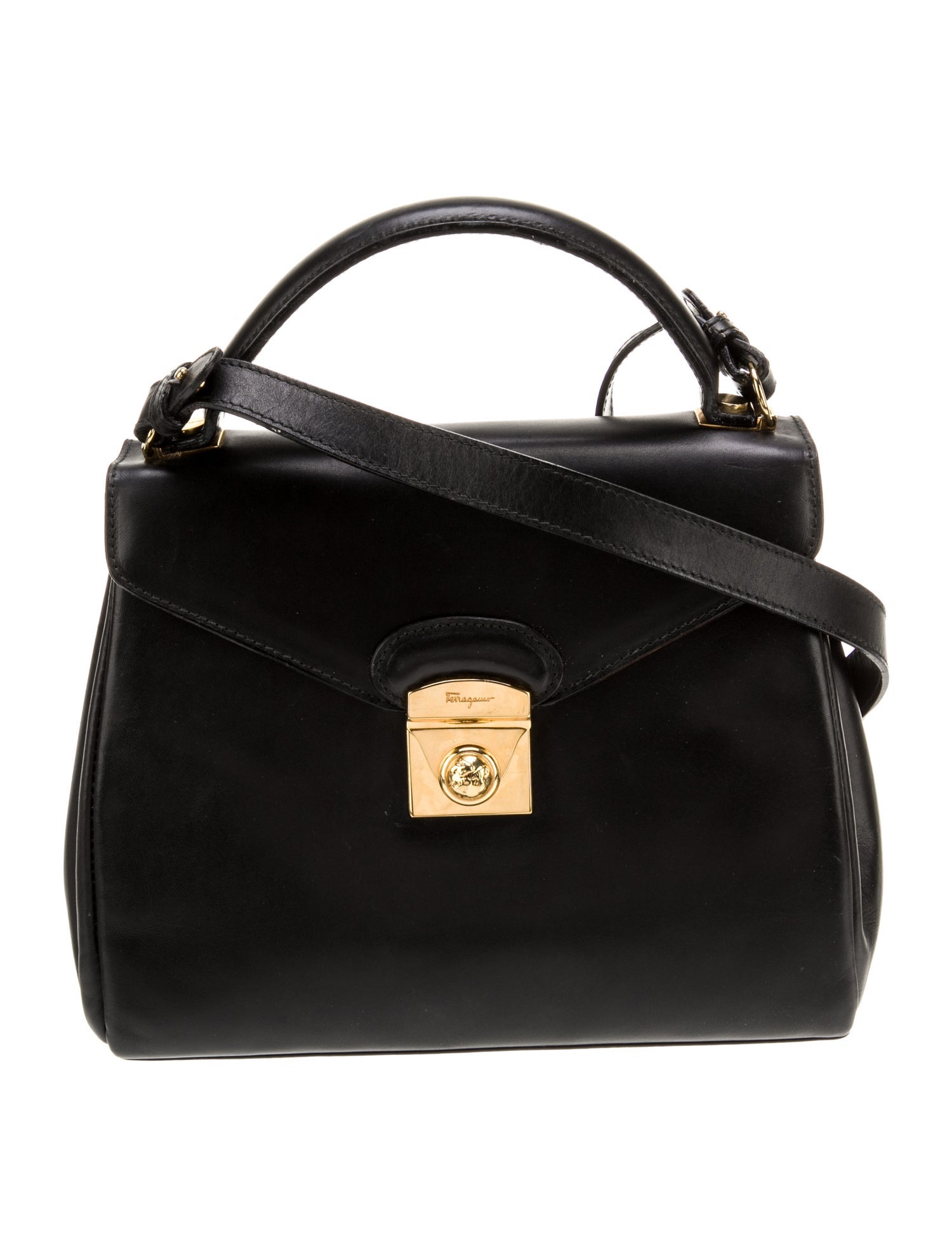 Salvatore Ferragamo Leather Shoulder Bag