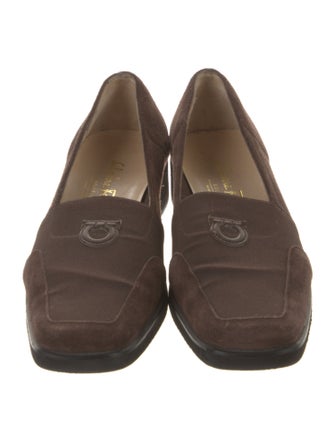 Salvatore Ferragamo Suede Tassel Accents Pumps