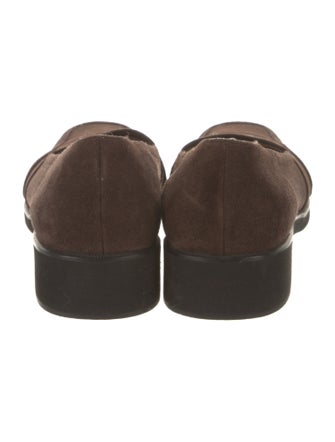 Salvatore Ferragamo Suede Tassel Accents Pumps