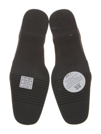 Salvatore Ferragamo Suede Tassel Accents Pumps