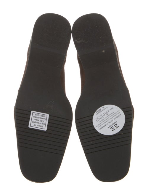 Salvatore Ferragamo Suede Tassel Accents Pumps