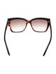 Salvatore Ferragamo Oversize Gradient Sunglasses