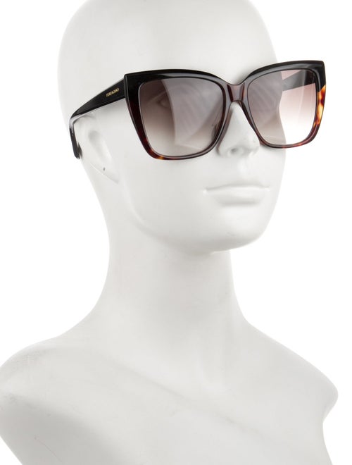 Salvatore Ferragamo Oversize Gradient Sunglasses