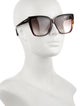 Salvatore Ferragamo Oversize Gradient Sunglasses