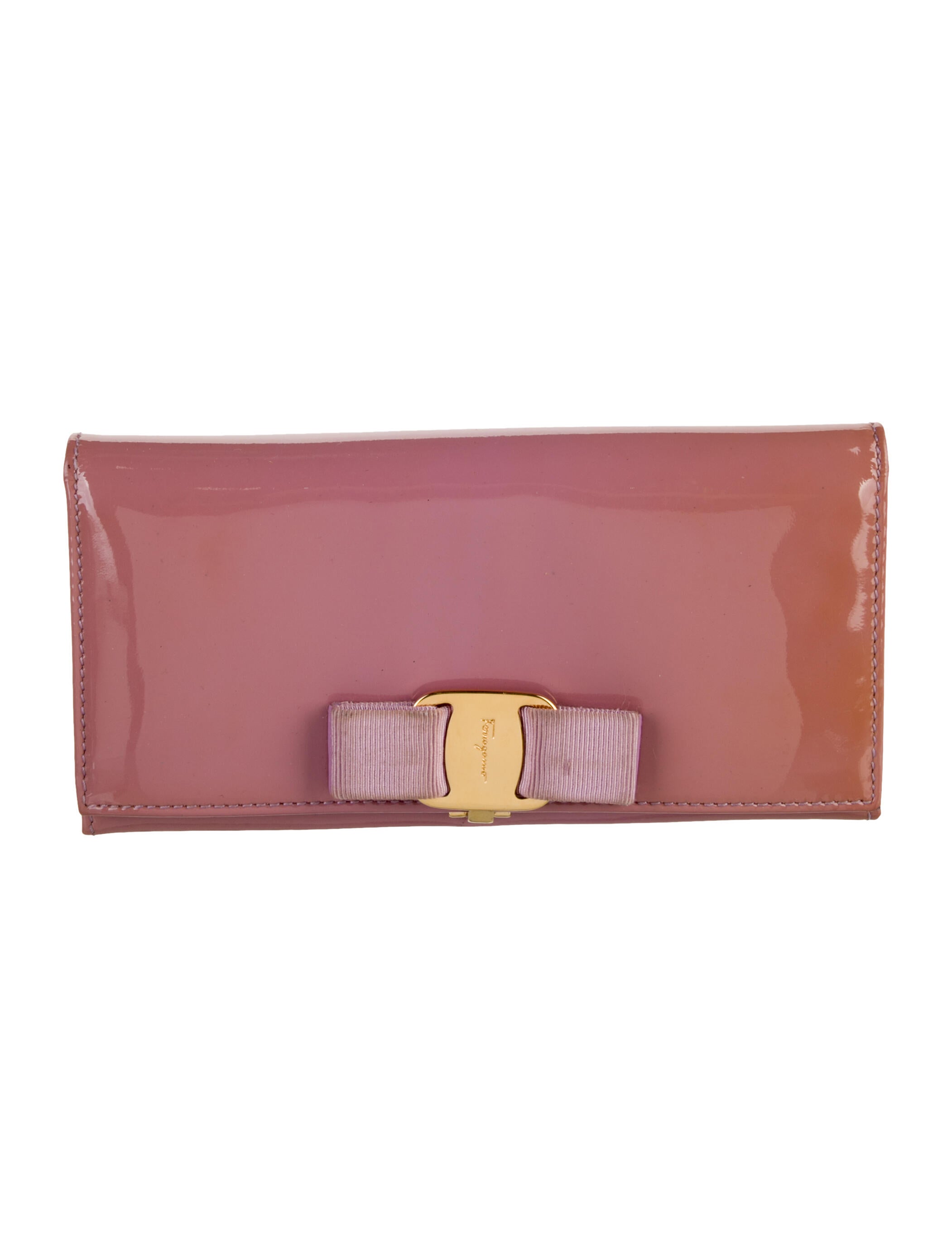Salvatore Ferragamo Patent Leather Wallet